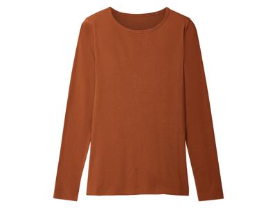 esmara Dames longsleeve (Bruin, XS (32/34))