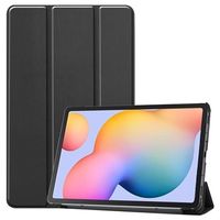 Tri-Fold Series Samsung Galaxy Tab S6 Lite 2020/2022/2024 Folio Case - Zwart - thumbnail