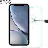 5 pc's ENKAY Hat-Prins 0 26 mm 9H 2.5D Tempered glas Film voor iPhone XR
