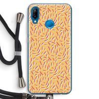 Camouflage: Huawei P20 Lite Transparant Hoesje met koord