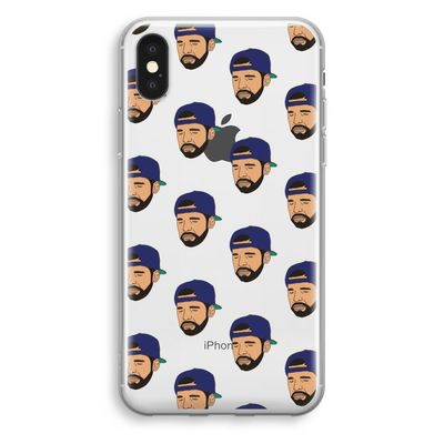 Drake Away: iPhone X Transparant Hoesje