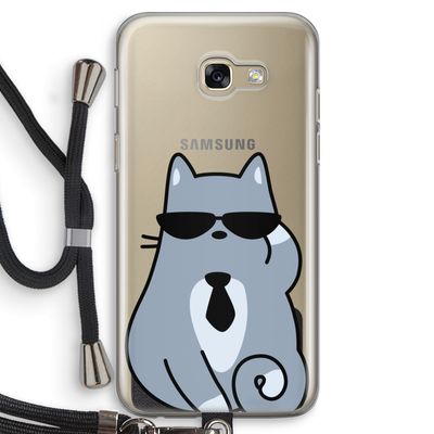Cool cat: Samsung Galaxy A5 (2017) Transparant Hoesje met koord