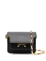 Marni mini sac Trunk en cuir - Noir