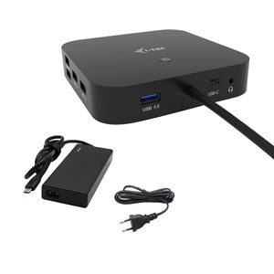 i-Tec USB-C HDMI DP Docking Station Power Delivery 65W + Universal Charger 77 W - C31HDMIDPDOCKPD65