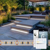 7 meter helder wit led strip voor buiten complete set 7 meter helder wit led strip voor buiten complete set