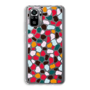 Colored Giraffe: Xiaomi Redmi Note 10S Transparant Hoesje