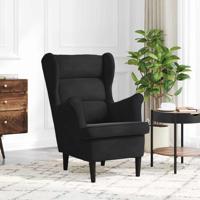 Fauteuil Zwart 71 x 92 x 91 cm Fluweel