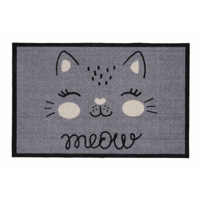 MD Entree - Schoonloopmat - Impression Meow Grey - 40 x 60 cm MD Entree - Schoonloopmat - Impression Meow Grey - 40 x 60 cm