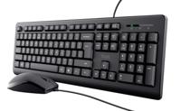 Trust Primo - Stille Keyboard en Muis set - Qwerty US