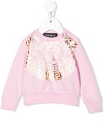 Versace Kids sweat à imprimé Medusa - Rose