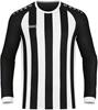 JAKO 4315 Shirt Inter Lm - Zwart/Wit/Zilver - XXL