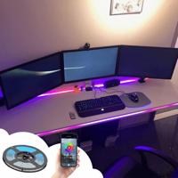 Tuya dreamcolor ledstrip set 5 meter 12V IP65 - 30 leds p/m