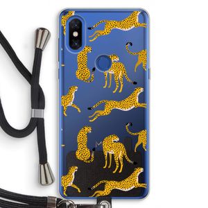 Luipaard: Xiaomi Mi Mix 3 Transparant Hoesje met koord