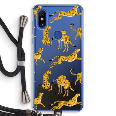 Luipaard: Xiaomi Mi Mix 3 Transparant Hoesje met koord