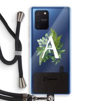 Green Brush: Samsung Galaxy Note 10 Lite Transparant Hoesje met koord