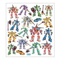 Creativ Company Zelfklevende stickers transformers, 1 vel