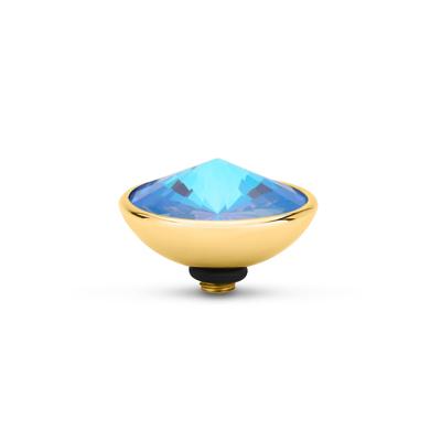 Melano Twisted Gradient Steentje Crystal Ocean Delite | Goud