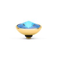 Melano Twisted Gradient Steentje Crystal Ocean Delite | Goud