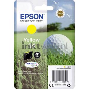 Epson Golf ball Singlepack Yellow 34 DURABrite Ultra Ink