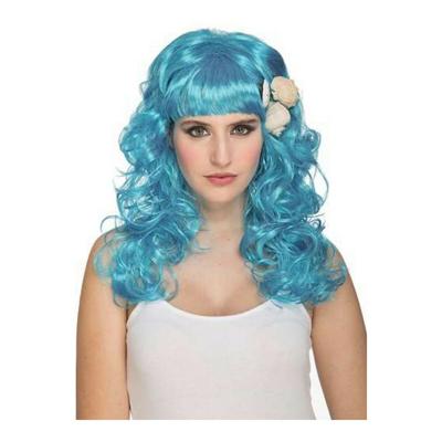 Pruik My Other Me Blauw Zeemeermin