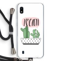 I love cacti: Samsung Galaxy A10 Transparant Hoesje met koord