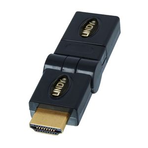 LINDY 41096 HDMI Adapter [1x HDMI-stekker - 1x HDMI-bus] Zwart