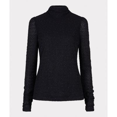 Esqualo - Zwart | Dames | Top | Zwart | XXL | regular | Kamst mode