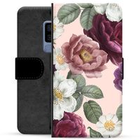 Samsung Galaxy S9+ Premium Wallet Hoesje - Romantische Bloemen