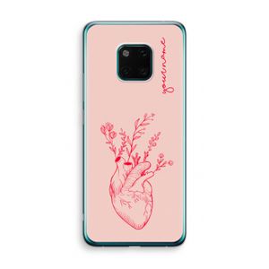 Blooming Heart: Huawei Mate 20 Pro Transparant Hoesje