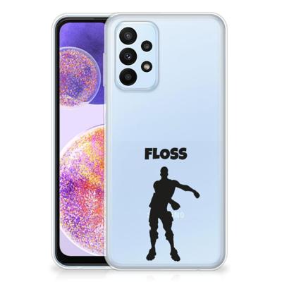 Samsung Galaxy A23 Telefoonhoesje met Naam Floss Samsung Galaxy A23 Telefoonhoesje met Naam Floss