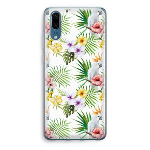 Gele kuif: Huawei P20 Transparant Hoesje