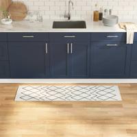 Keuken Mat Geometric Geometrisch 45 x 150 cm Fluweel
