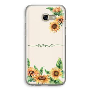 Zonnebloemen: Samsung Galaxy A5 (2017) Transparant Hoesje