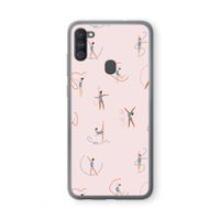 Dancing #3: Samsung Galaxy A11 Transparant Hoesje