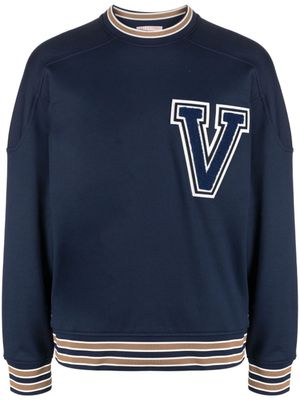 Valentino Garavani sweat à détail VLOGO - Bleu