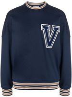 Valentino Garavani sweat à détail VLOGO - Bleu