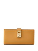 Ferragamo portefeuille bicolore Hug en cuir - Tons neutres - thumbnail