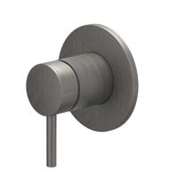 Afbouwdeel IVY Bond Inbouw douchemengkraan Met Ronde Rozet Geborsteld Metal Black PVD IVY Afbouwdeel IVY Bond Inbouw douchemengkraan Met Ronde Rozet Geborsteld Metal Black PVD IVY
