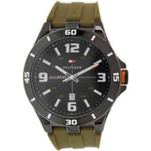Tommy Hilfiger horloge met ronde siliconen band
