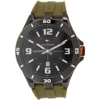 Tommy Hilfiger horloge met ronde siliconen band