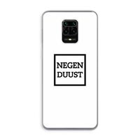 Negenduust vierkant: Xiaomi Redmi Note 9 Pro Transparant Hoesje
