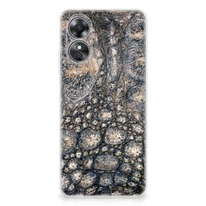 OPPO A17 TPU Hoesje Krokodillenprint