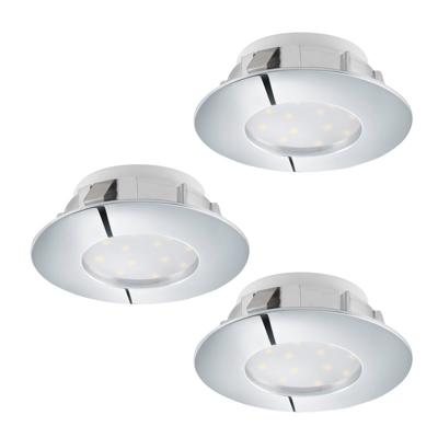 Eglo LedspotPineda (3) 3x6w - 3000K - 7,8cm chroom - 95822