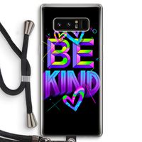 Be Kind: Samsung Galaxy Note 8 Transparant Hoesje met koord