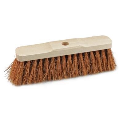 Zachte bezemkop - 30 cm - voor binnen - kokos haren - kop voor bezem