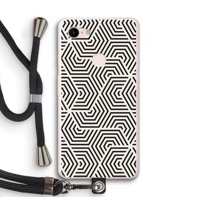 Magic pattern: Pixel 3 XL Transparant Hoesje met koord