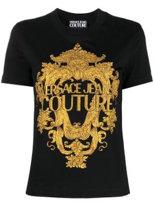 Versace Jeans Couture t-shirt à imprimé baroque - Noir