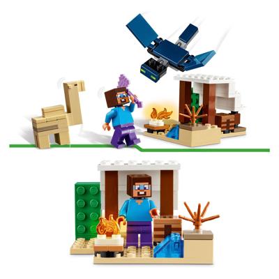 LEGO minecraft 21251 steve&apos;s woestijnexpeditie
