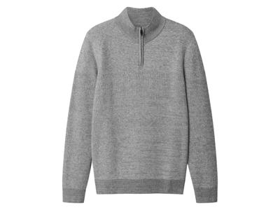 esmara Men Gebreide heren trui (Grijs, XXL)