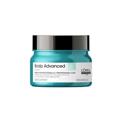 L&apos;Oréal Professionnel Scalp Advanced Anti-Oiliness 2-in-1 Deep Purifier Clay 250ml